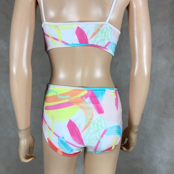 Ideology Kids Girls One-Piece Tropical Cutout Swimsuit NWT Large 14 - Picture 9 of 9